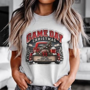 Holiday Retro Graphic 02 GAME DAY,FOOTBALL FAN,HALLOWEEN,CHRISTMAS - Vintage Football Graphic T Shirt | Gildan 5000
