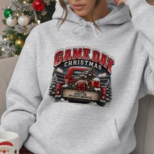 Holiday Retro Graphic 02 GAME DAY,FOOTBALL FAN,HALLOWEEN,CHRISTMAS - Vintage Football Pullover Hoodie | Gildan 18500