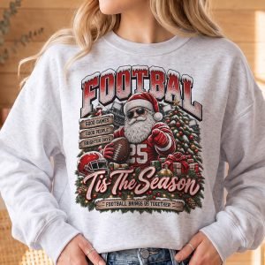 Holiday Retro Graphic 05 GAME DAY,FOOTBALL FAN,HALLOWEEN,CHRISTMAS - Vintage Football Crewneck Sweatshirt | Gildan 18000