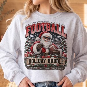 Holiday Retro Graphic 06 GAME DAY,FOOTBALL FAN,HALLOWEEN,CHRISTMAS - Vintage Football Crewneck Sweatshirt | Gildan 18000