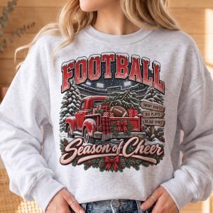 Holiday Retro Graphic 09 GAME DAY,FOOTBALL FAN,HALLOWEEN,CHRISTMAS - Vintage Football Crewneck Sweatshirt | Gildan 18000