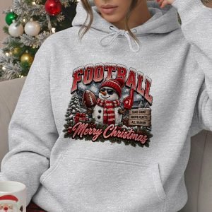 Holiday Retro Graphic 10 GAME DAY,FOOTBALL FAN,HALLOWEEN,CHRISTMAS - Vintage Football Pullover Hoodie | Gildan 18500