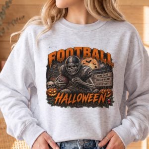Holiday Retro Graphic 11 GAME DAY,FOOTBALL FAN,HALLOWEEN,CHRISTMAS - Vintage Football Crewneck Sweatshirt | Gildan 18000