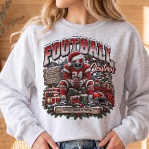 Holiday Retro Graphic 14 GAME DAY,FOOTBALL FAN,HALLOWEEN,CHRISTMAS - Vintage Football Crewneck Sweatshirt | Gildan 18000