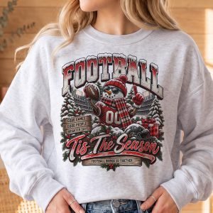 Holiday Retro Graphic 16 GAME DAY,FOOTBALL FAN,HALLOWEEN,CHRISTMAS - Vintage Football Crewneck Sweatshirt | Gildan 18000