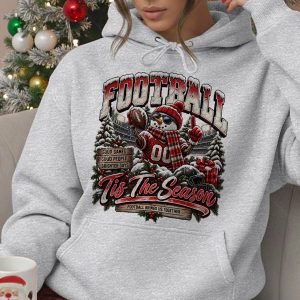 Holiday Retro Graphic 16 GAME DAY,FOOTBALL FAN,HALLOWEEN,CHRISTMAS - Vintage Football Pullover Hoodie | Gildan 18500