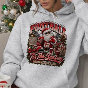 Holiday Retro Graphic 17 GAME DAY,FOOTBALL FAN,HALLOWEEN,CHRISTMAS - Vintage Football Pullover Hoodie | Gildan 18500