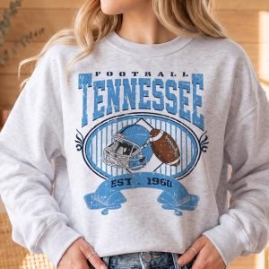 Tennessee FOOTBALL FAN,GAME DAY, VINTAGE,GRAPHIC RETRO 90S - Vintage Football Crewneck Sweatshirt | Gildan 18000